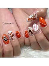 クリスタルネイル ボンベルタ橘店(CRYSTAL NAIL)/野球ネイル☆