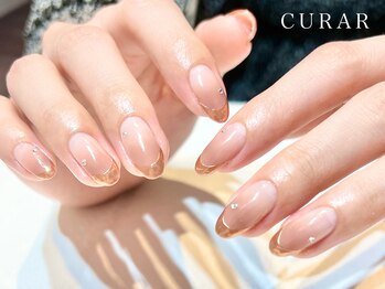 アイラッシュアンドネイル専門店 クラル 茅ヶ崎店(CURAR)/ミラーフレンチ