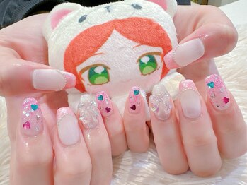 #ガーリー＃春ネイル