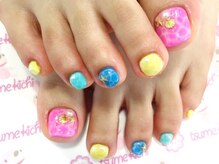 ネイルサロン 爪吉/夏のフットは海スタイルで☆
