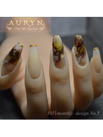 10月限定monthly &nbsp;design No,5