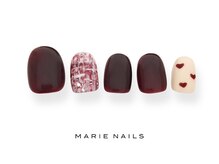 マリー ネイルズ いわきラトブ店(MARIE NAILS)/定額6,600円税込 ボルドー 0119d