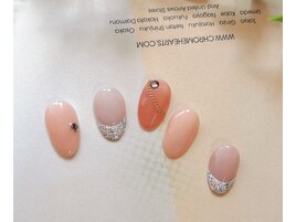 定額デザイン　ツイードネイル