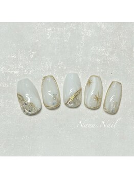 ナナネイル(Nana.Nail)/ニュアンスホワイトベージュ