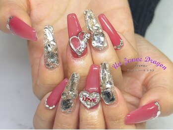 アン ジョーヌドラゴ/【ロングネイル】春カラーネイル