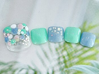 ティーエヌ 辻堂店/フット定額ネイル☆7700円