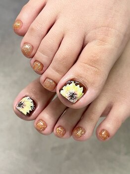 ひまわりフット♪