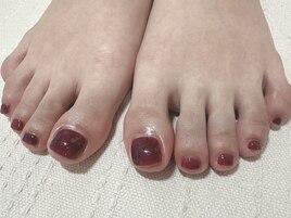 フットワンカラーネイル