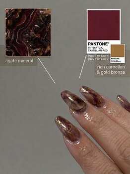 ウル ネイル(uru nail)の写真/《design art¥8,500》色の配合に頼り切らない「質感」で魅せる表現で人と被らない唯一無二の手元を演出*