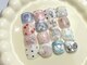 ジェミーネイル シンジュク(Jemiy nail shinjuku)の写真/定額で選びやすい♪足元にもトレンド感を☆嬉しいフットバス付き！お仕事等でハンドネイルが出来ない方も◎