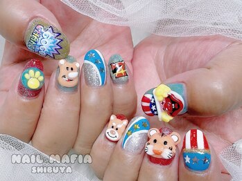ネイルマフィア 渋谷(NAIL MAFIA)の写真/【圧倒的な技術力】JAN本部認定講師在籍の実力派!お爪に優しい一層残しのフィルイン導入」モチの 良さも◎