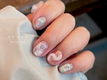 ホシュ ショート(Khosh:short)の雰囲気（10本アートコースデザイン。個性派ニュアンスnail）