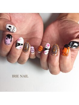 アイリーネイル(IRIE NAIL)/ジェル　手描き１０本アート