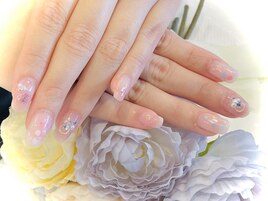 コットンキャンディーネイル