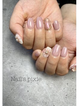 アンドエミニー エン ラボーテ(& EMINY 艶 la beaute)/2本アートネイル★6500円