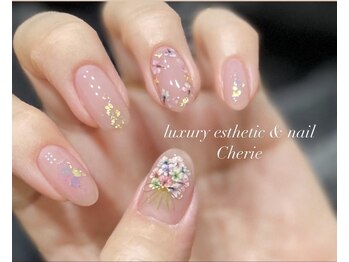 シェリエ(Cherie)/押し花ネイル