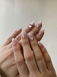白グラデ