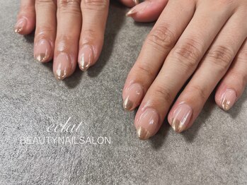 ミラーフレンチネイル