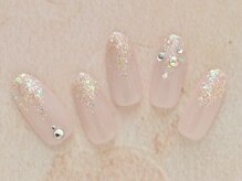 ネイルサロン ラグゼ(Nail salon Luxe)/キラキララメ×スワロ