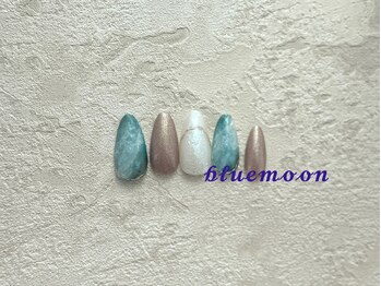ブルームーン(bluemoon)/大理石ネイル