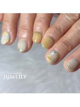 ジジ アンド リリー/春ミモザネイル