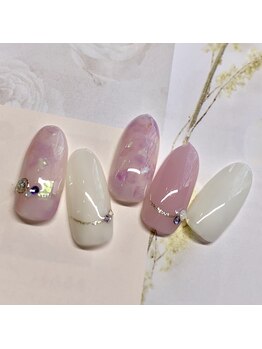 フィルムタイダイネイルデザイン