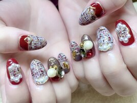 ツイードネイル☆