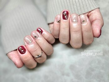 シュガーネイル(sugar nail)/クリスマスネイル