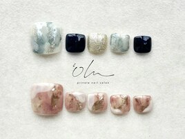 12月フットネイル定額【Nuance】