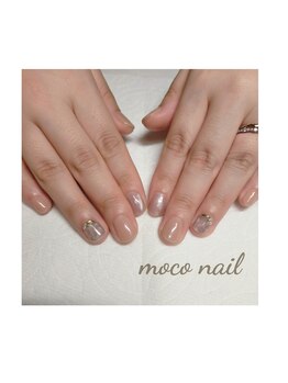 モコネイル(moco nail)/☆ワンカラー2本アート☆