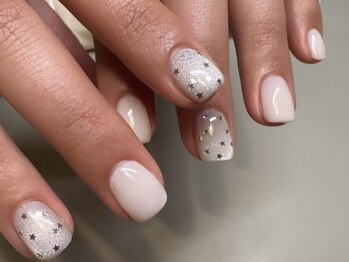 ノイ(Noi)の写真/【ショート派多数】短いネイルでも美しく魅せる高技術◆お洒落デザインが豊富で、ネイルが毎月の楽しみに◎