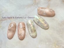 ユウコネイルズアンドエステティック ラ デェス(Yuko Nails & Esthetic La Deesse)/B ゴールドコース　¥8000→¥7000
