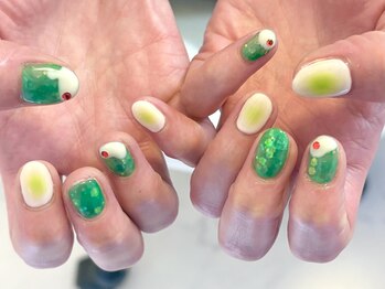 キューシーネイル 川崎(QcNail)/メロンソーダ