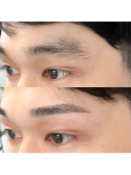 アンドスリー 原宿 表参道店(And Three)/自眉からのお手入れ