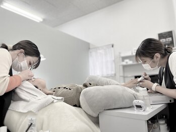 ネイルソワン フットアンドハンド(nail soin foot&hand)の写真/ネイル、まつ毛、アイブロウも◎◎一度に全てのキレイを叶える、高満足度サロン★