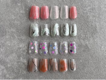 メロー(mellow)の写真/クリアベースが基本のアート*シンプルだからこそ光るプロの技術でこだわりのオシャレを指先に◎