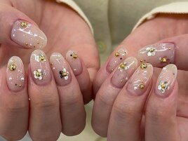 ＊ホログラムフラワーネイル＊