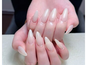 メオネイル(MEO NAIL)/チップ長出し　ワンカラー