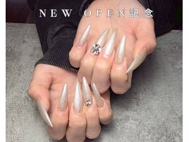 フレンチネイルマーブルネイル