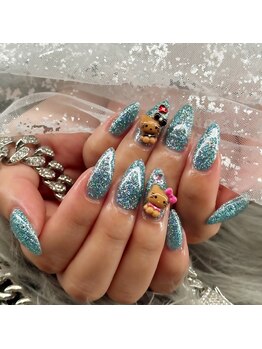 エトワ ル リアン ネイル(Et toi Le Lien nail)/ギャル全開★キティネイル