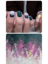 ペントハウス(Penthouse)/メンズネイル/絵画を参考に