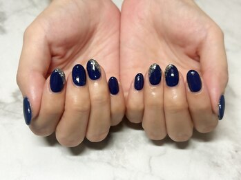 つま先ににキラキラ