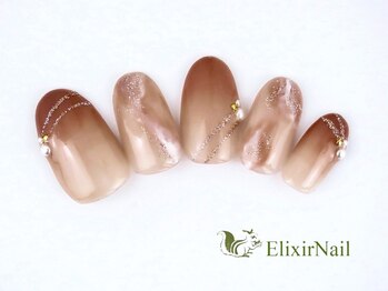 エリクサーネイル 渋谷(Elixir Nail)/定額aシンプル/ クーポン使用