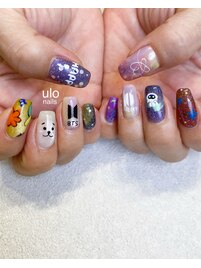 LIVEへの推し全開ネイル