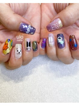 ウロネイルズ(ulo nails)/LIVEへの推し全開ネイル