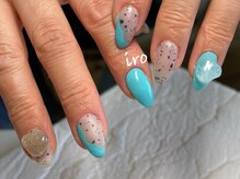 イロ ネイルサロン(iro)/天然石×ターコイズネイル