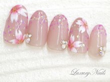 ラグジュアリーネイルズ オオミヤ(Luxury Nails Omiya)/サクラ*キラキラネイル