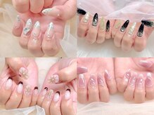 NICENAIL/ジェルネイル/パラジェル/フィルイン/マグネット/長さだし/大橋駅前店/持ち込みデザインコース