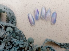 ニュアンス　マーブルネイル