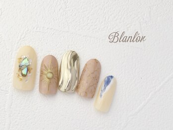 ネイルサロン ブランロール 白金店(Nail Salon Blanl'or)/ベージュが可愛いボヘミアン